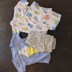 4 Piece Pajama Set